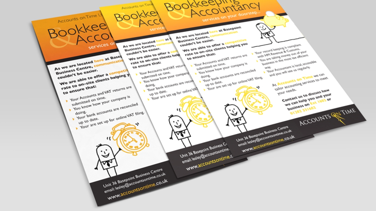 A5 flyers for accountant