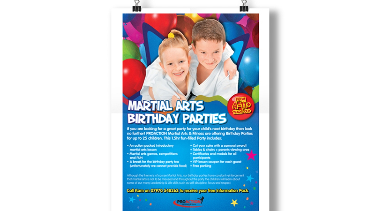 Kids Martial Arts Parties