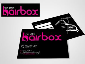 little hairbox business card